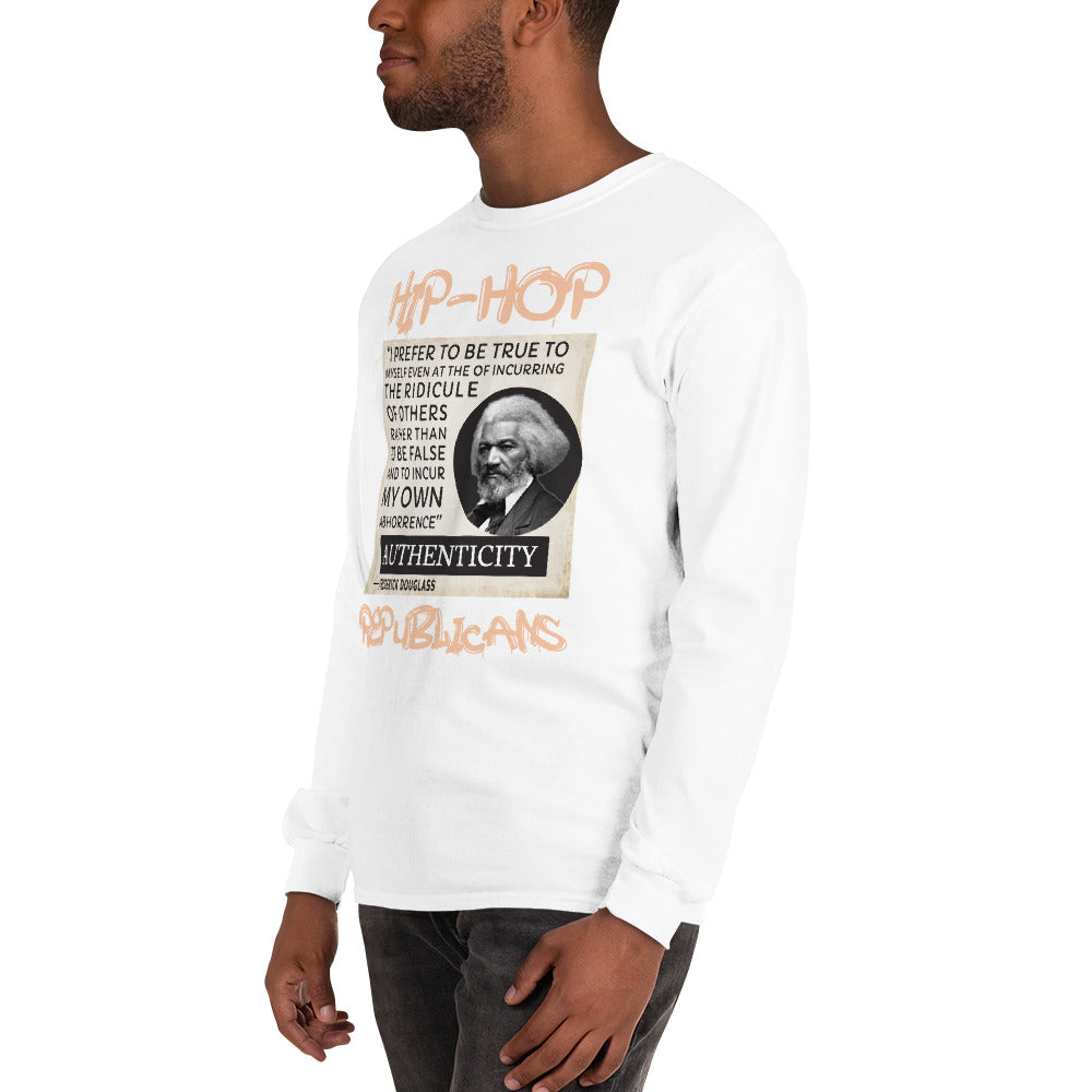 Frederick Douglass Hip-Hop Republicans Long Sleeve Shirt
