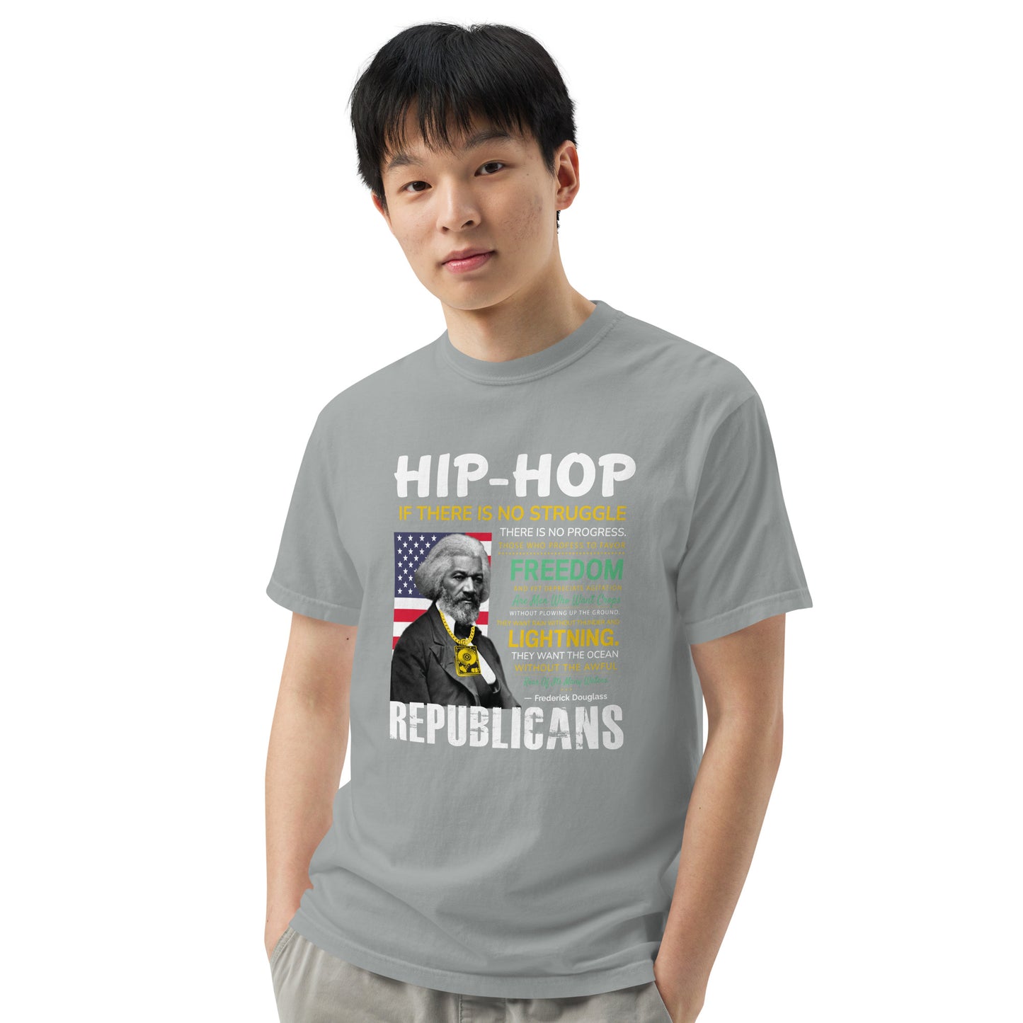 Frederick Douglass Hip-Hop Republican Quotes Tshirt