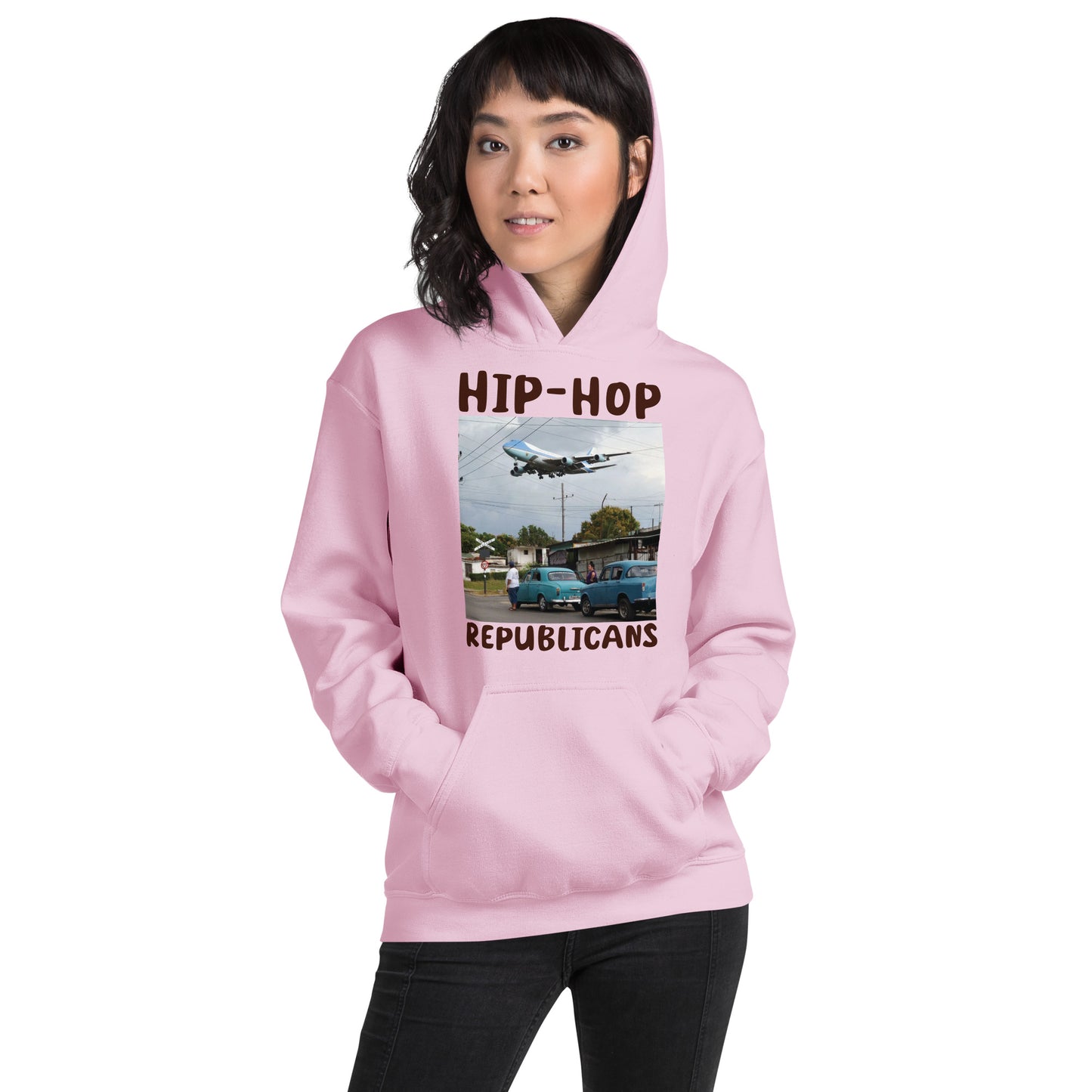 Hip-Hop Republicans Road-Scene Airplane Hoodie
