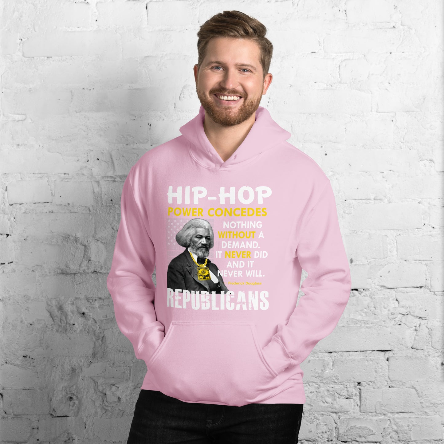 Frederick Douglass Hip Hop Republican Hoodie