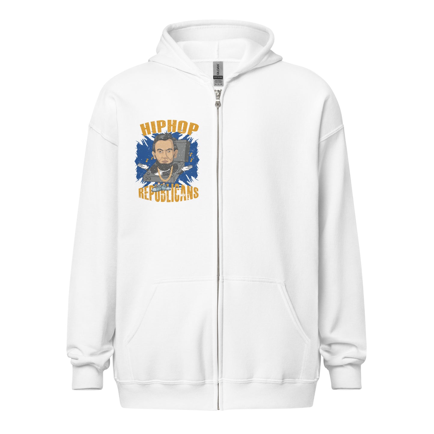 Abraham Lincoln Hip-Hop Republicans Zipper Jacket