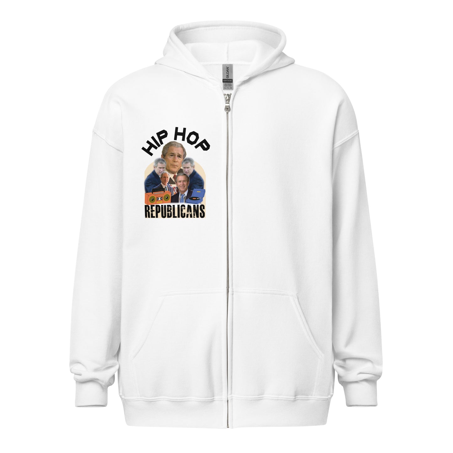 George W. Bush Hip-Hop Republicans Zipper Jacket
