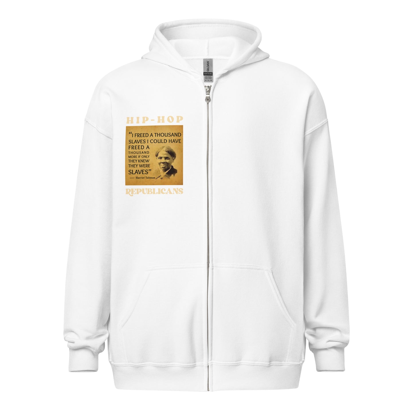 Harriet Tubman Quotes Hip-Hop Republicans Zipper Jacket