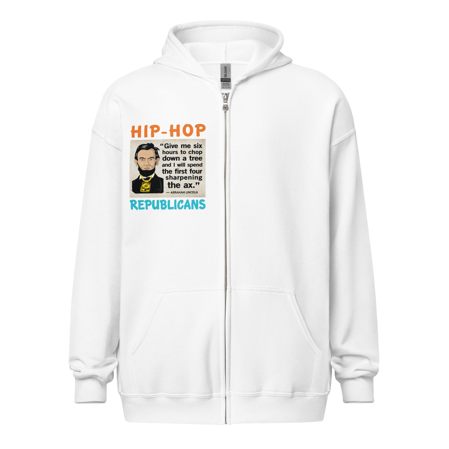 Abraham Lincoln Hip-Hop Republicans Zipper Jacket