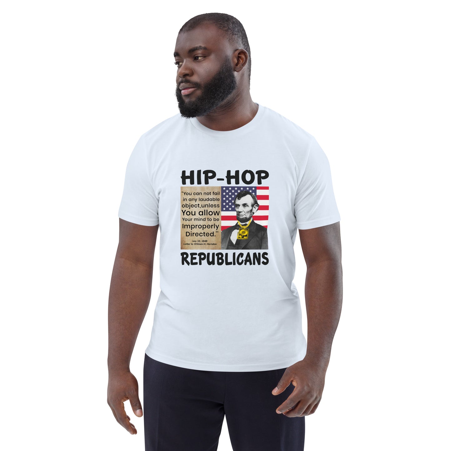 Abraham Lincoln Hip-Hop Republican T-Shirt Design