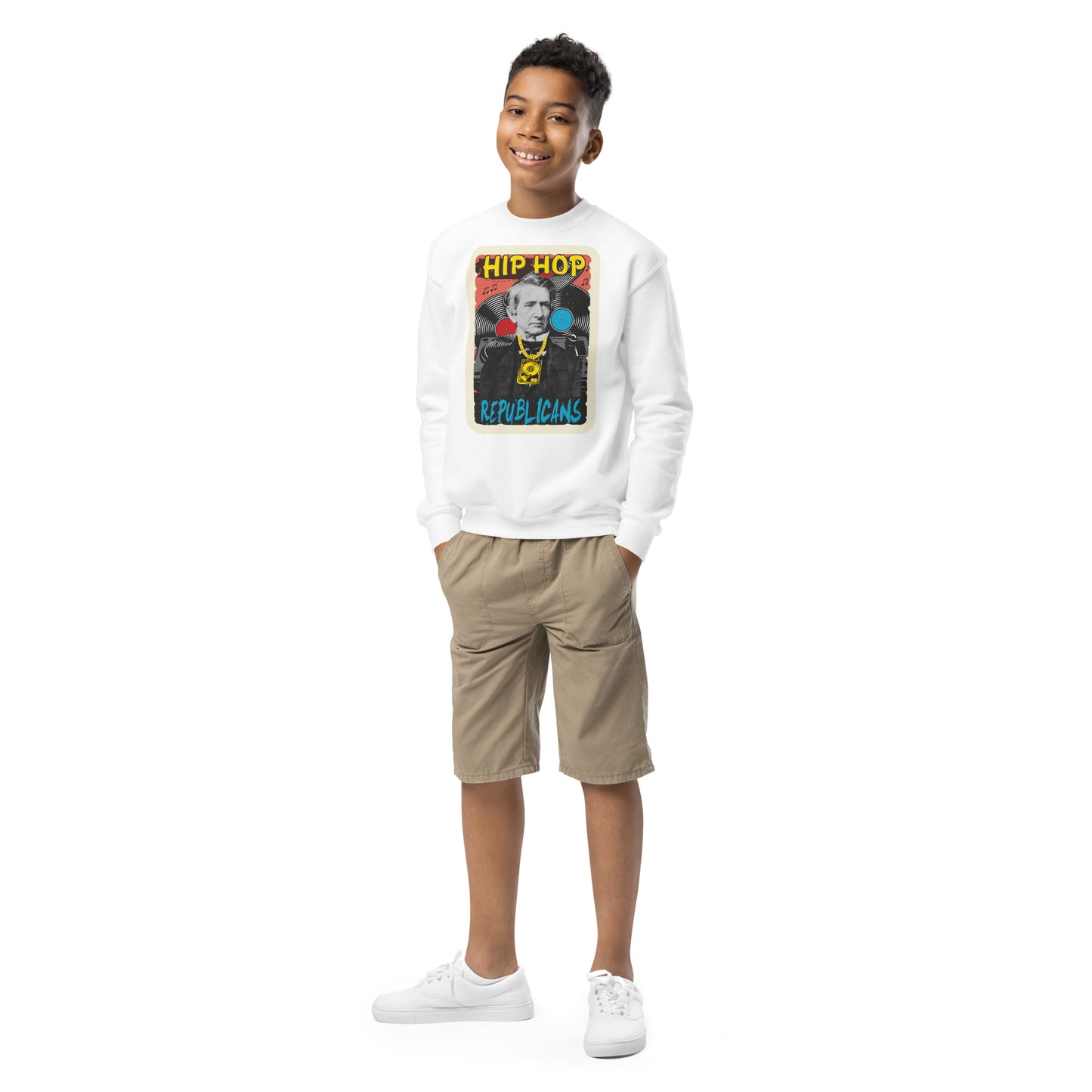 William H. Seward Hip-Hop Republicans Youth crewneck sweatshirt