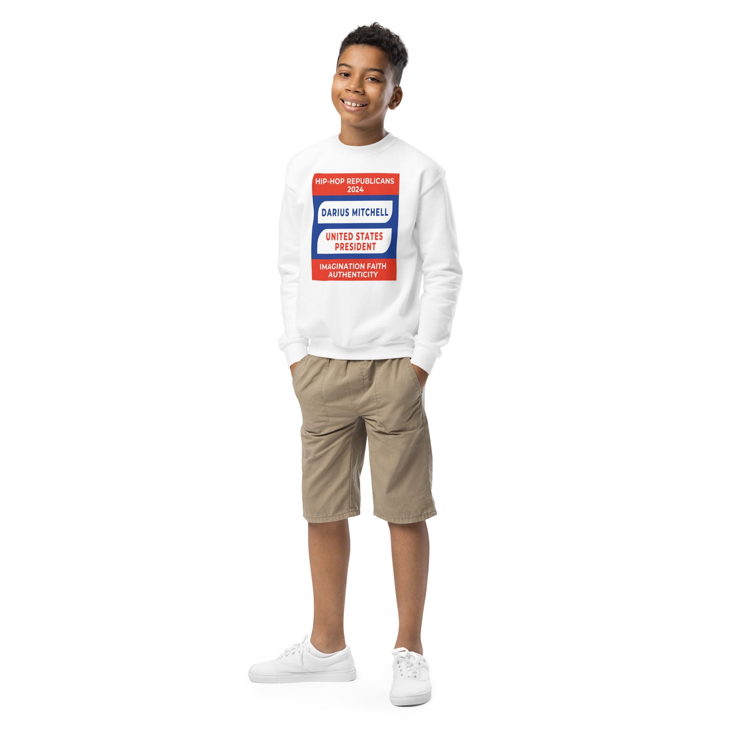 Campaign Hoodie, Hip-Hop Republicans 2024, Darius Mitchell, United States President, Imagination Faith Authenticity