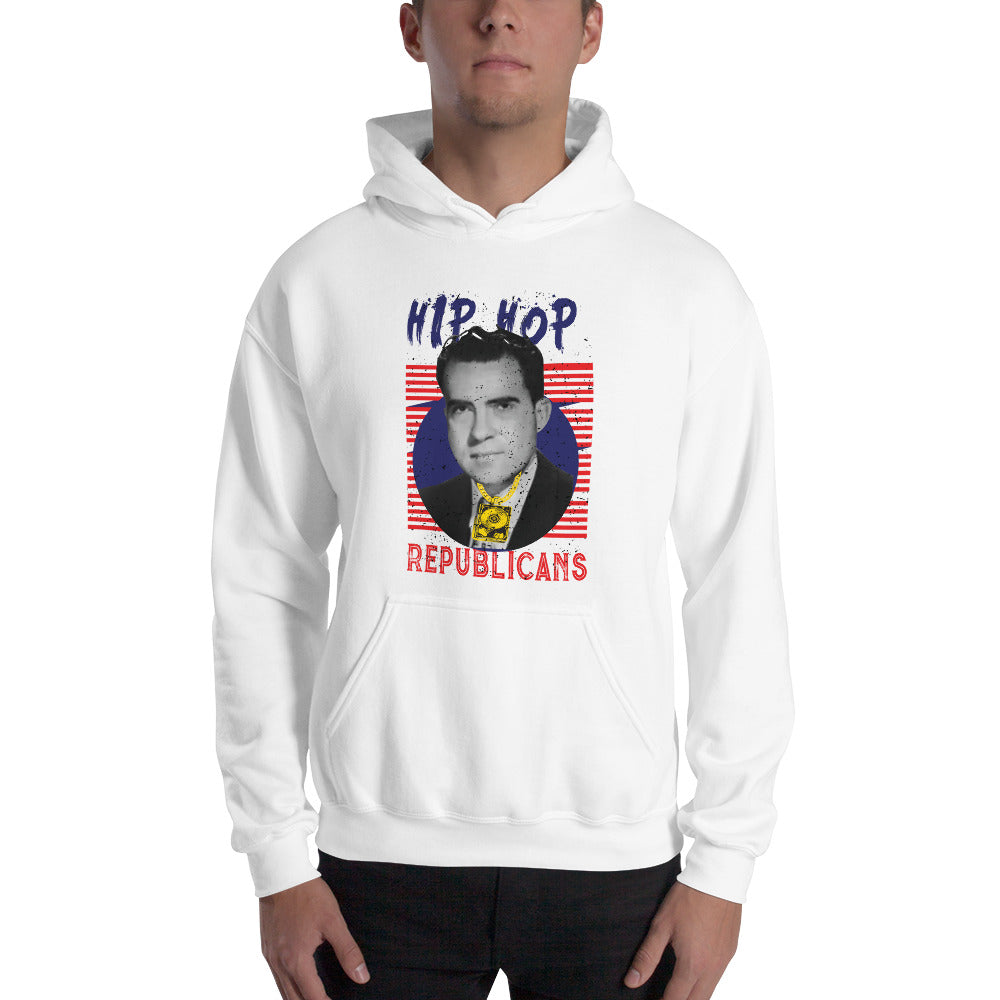 Fresh and Fly: The Richard Nixon Hip Hop Republicans T-Shirt Design