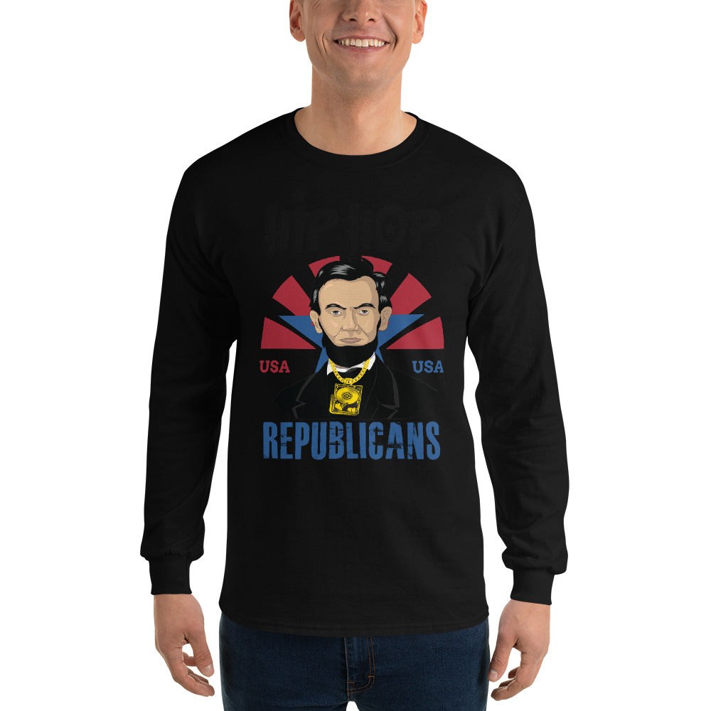 Abraham Lincoln Hip-Hop Republicans Long Sleeve Shirt