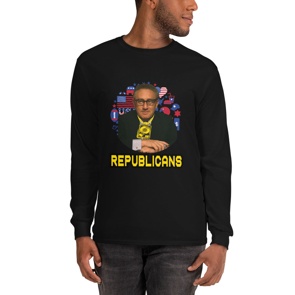 Henry Kissinger Hip-Hop Republicans Long Sleeve Shirt