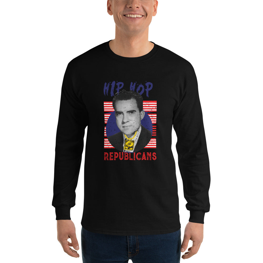 Richard Nixon Hip-Hop Republicans Long Sleeve Shirt