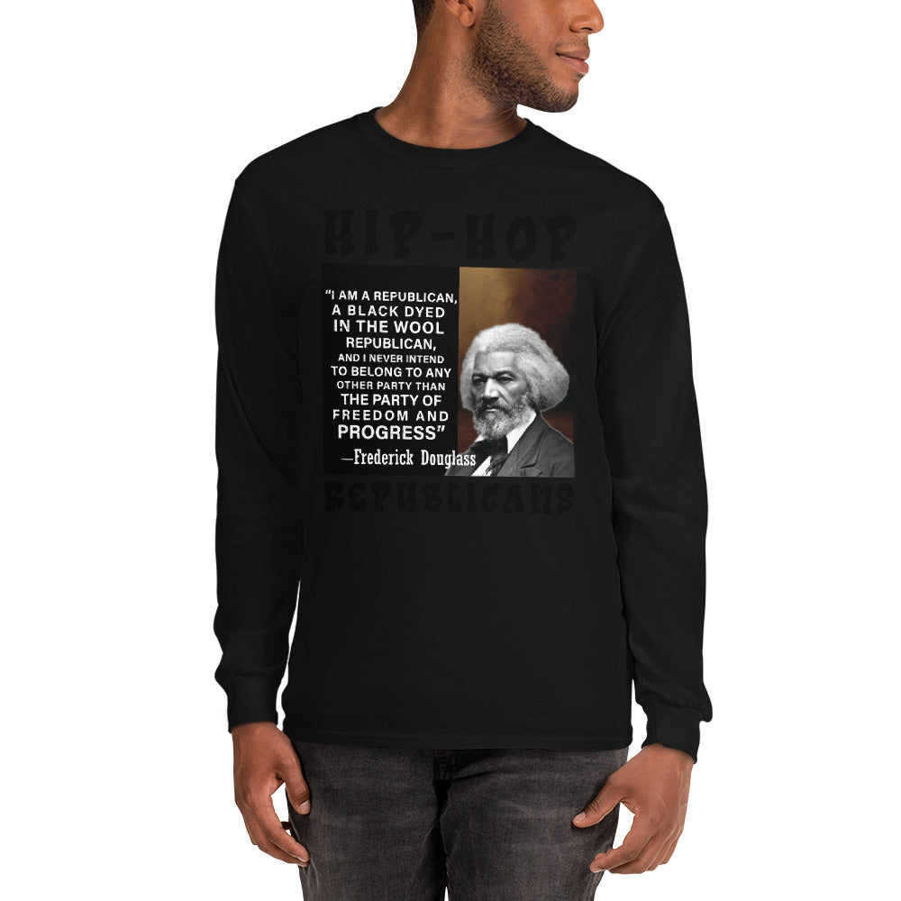 Frederick Douglass Hip-Hop Republicans Long Sleeve Shirt