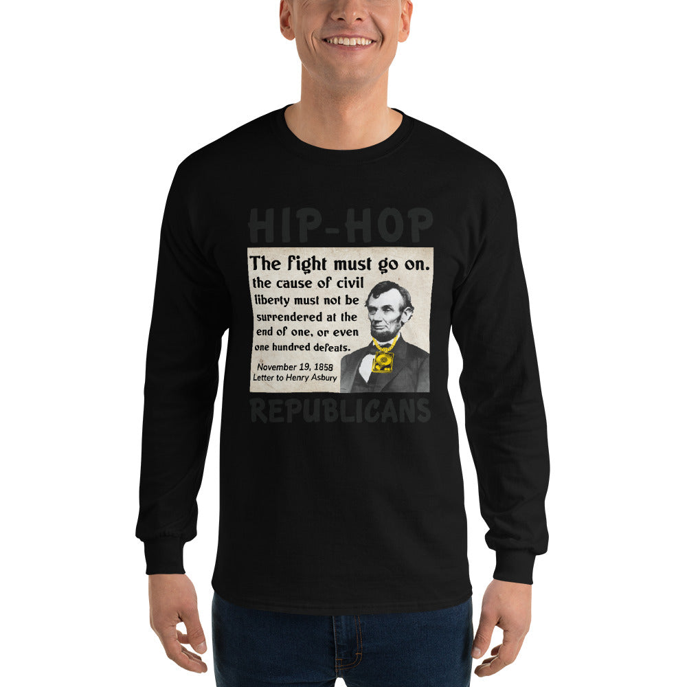Abraham Lincoln Hip-Hop Republicans Long Sleeve Shirt