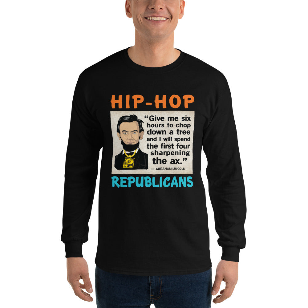 Abraham Lincoln Hip-Hop Republicans Long Sleeve Shirt