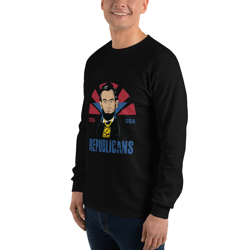 Abraham Lincoln Hip-Hop Republicans Long Sleeve Shirt