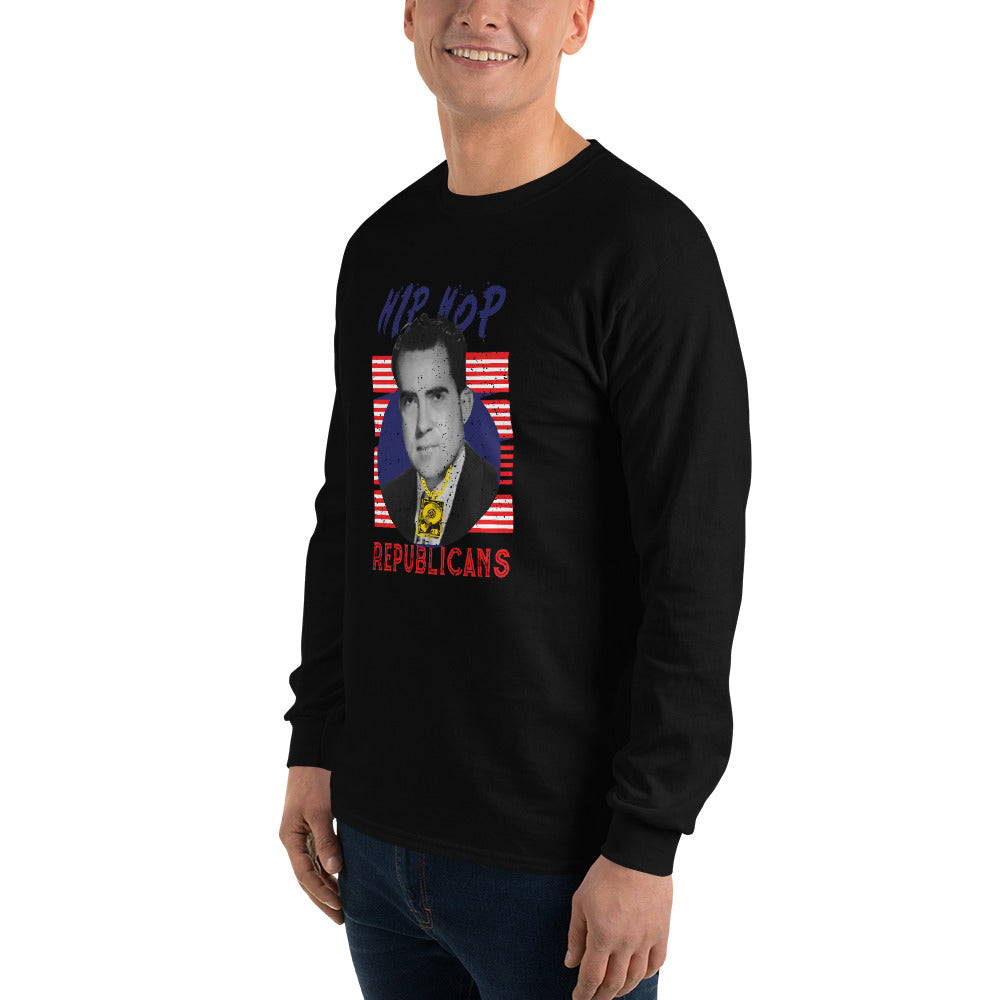 Richard Nixon Hip-Hop Republicans Long Sleeve Shirt