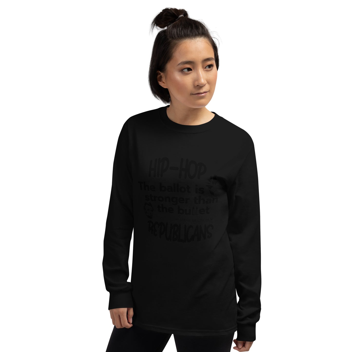Abraham Lincoln Hip-Hop Republicans Long Sleeve Shirt