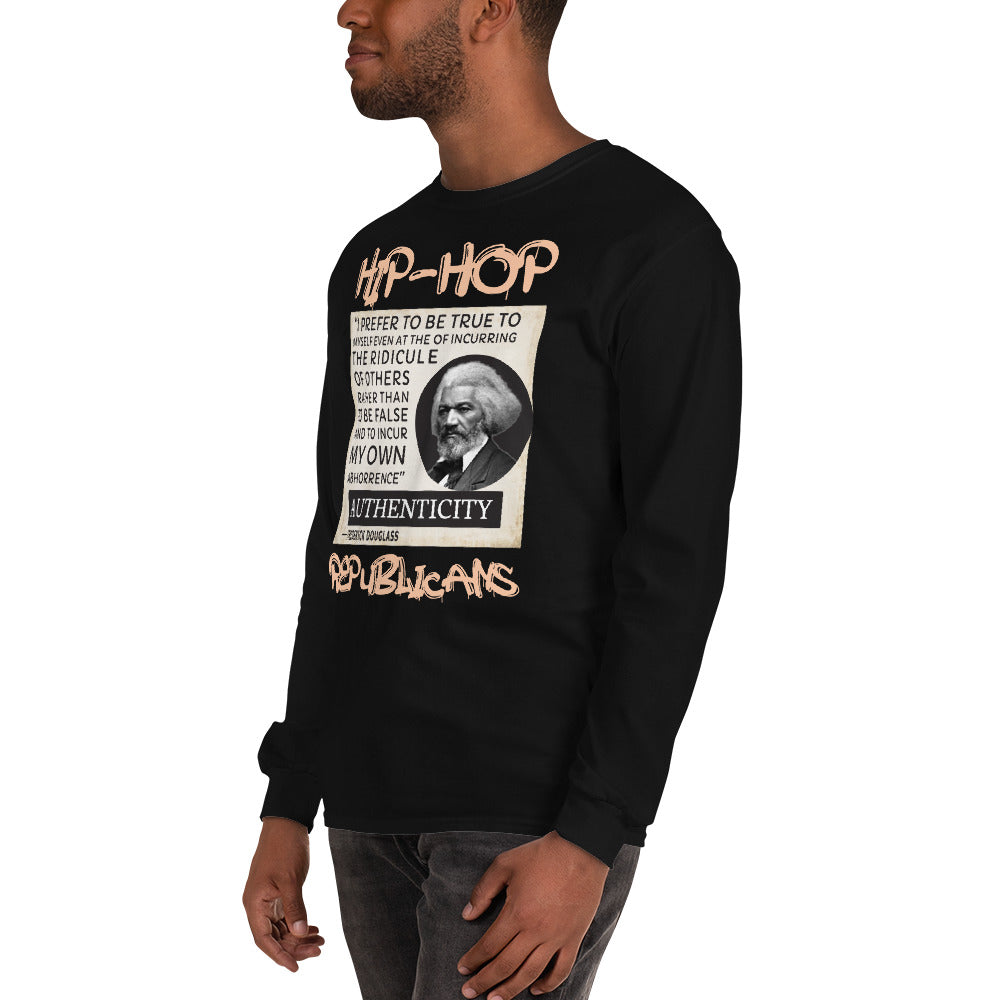 Frederick Douglass Hip-Hop Republicans Long Sleeve Shirt