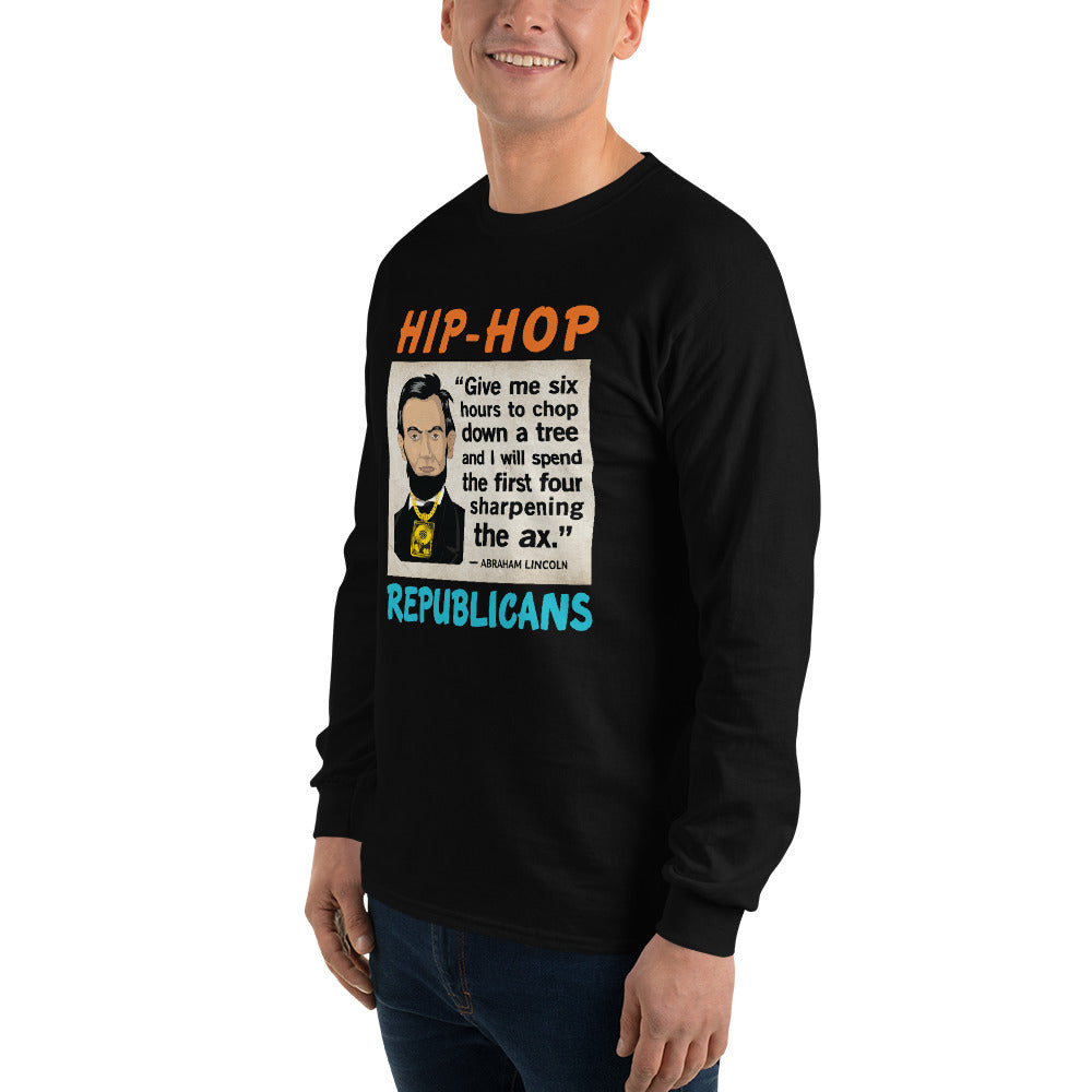 Abraham Lincoln Hip-Hop Republicans Long Sleeve Shirt