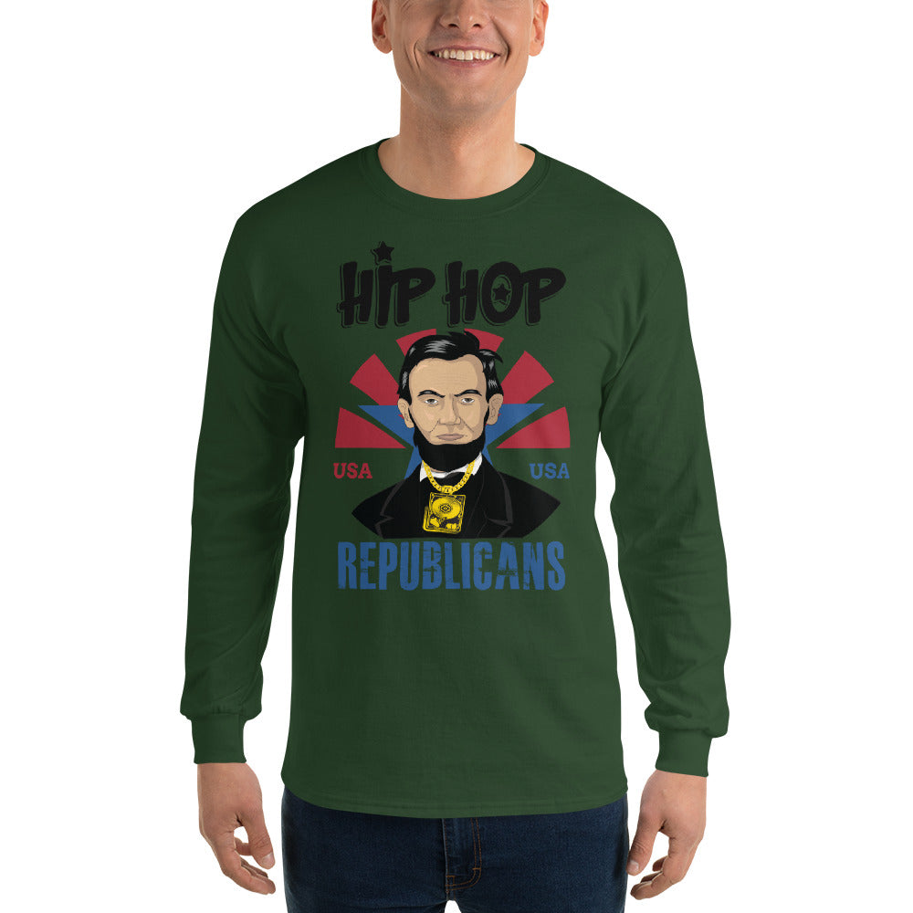 Abraham Lincoln Hip-Hop Republicans Long Sleeve Shirt