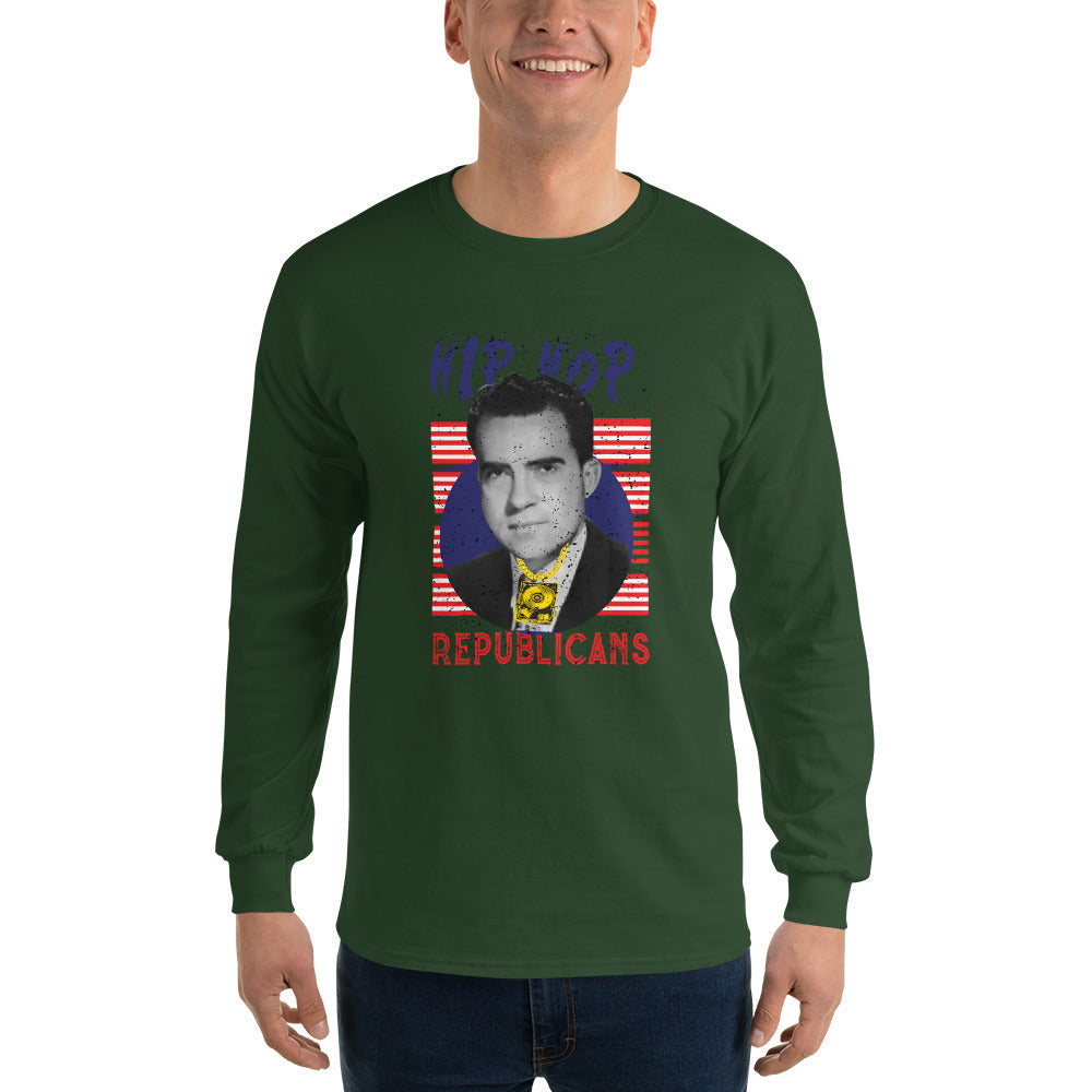 Richard Nixon Hip-Hop Republicans Long Sleeve Shirt