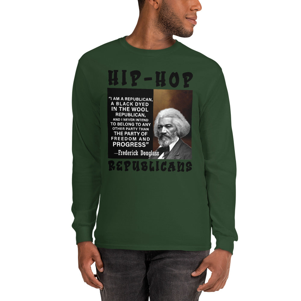 Frederick Douglass Hip-Hop Republicans Long Sleeve Shirt