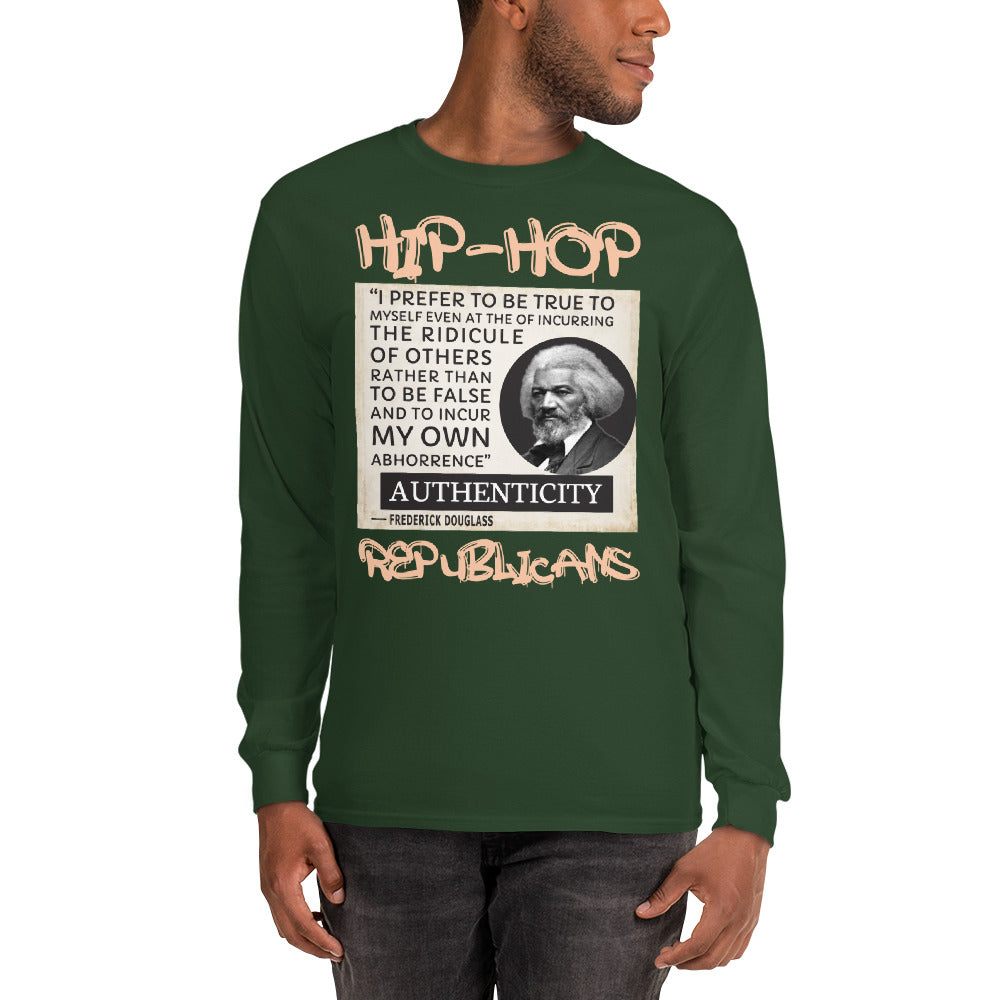 Frederick Douglass Hip-Hop Republicans Long Sleeve Shirt