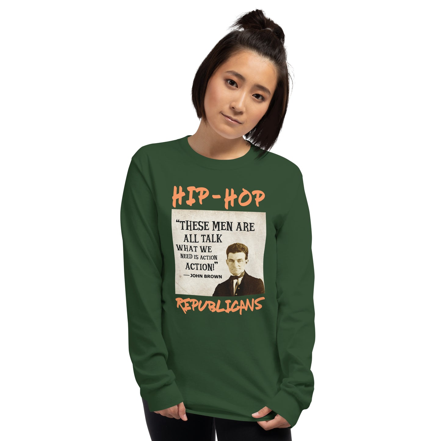John Brown Hip-Hop Republicans Long Sleeve Shirt