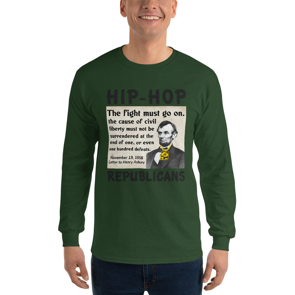 Abraham Lincoln Hip-Hop Republicans Long Sleeve Shirt