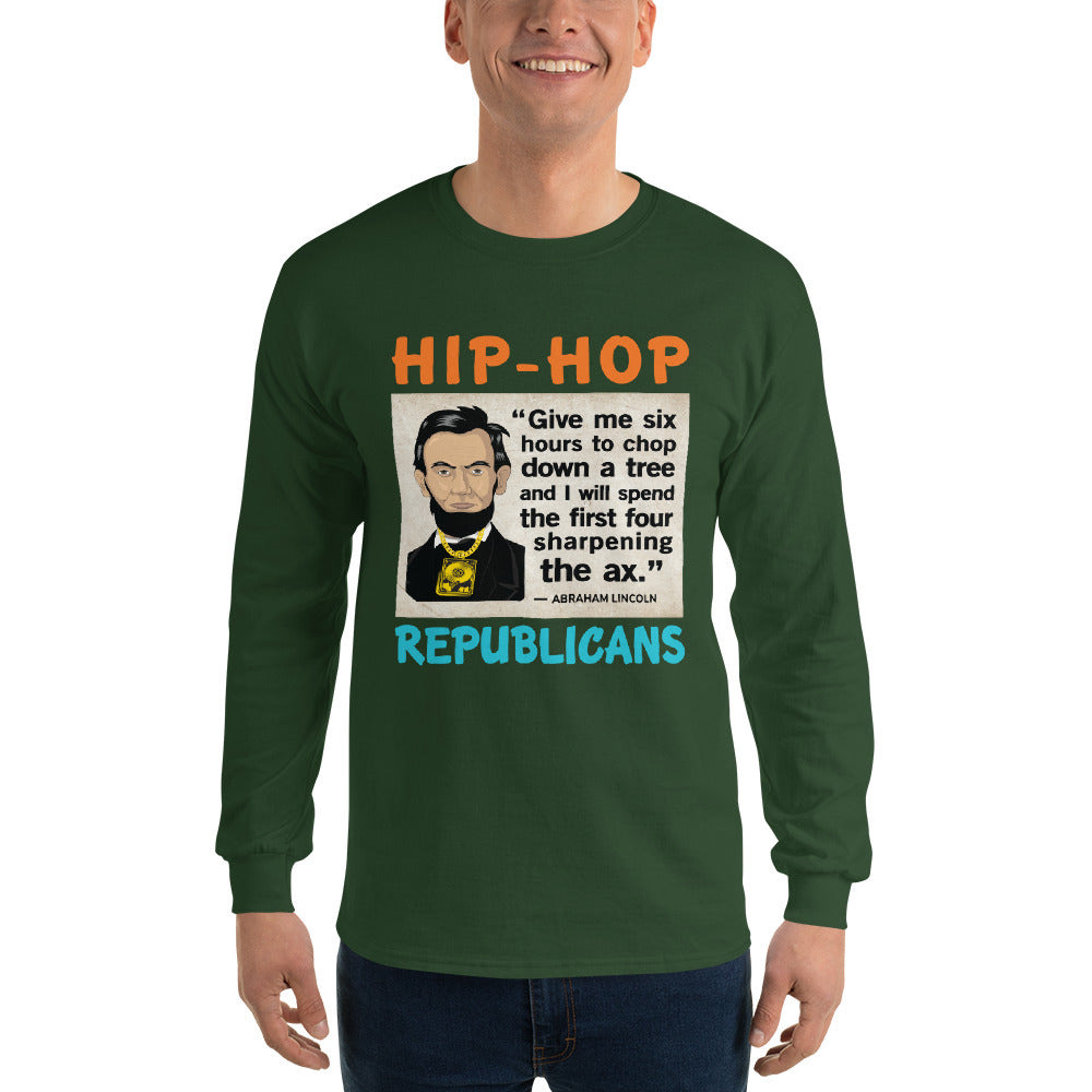Abraham Lincoln Hip-Hop Republicans Long Sleeve Shirt
