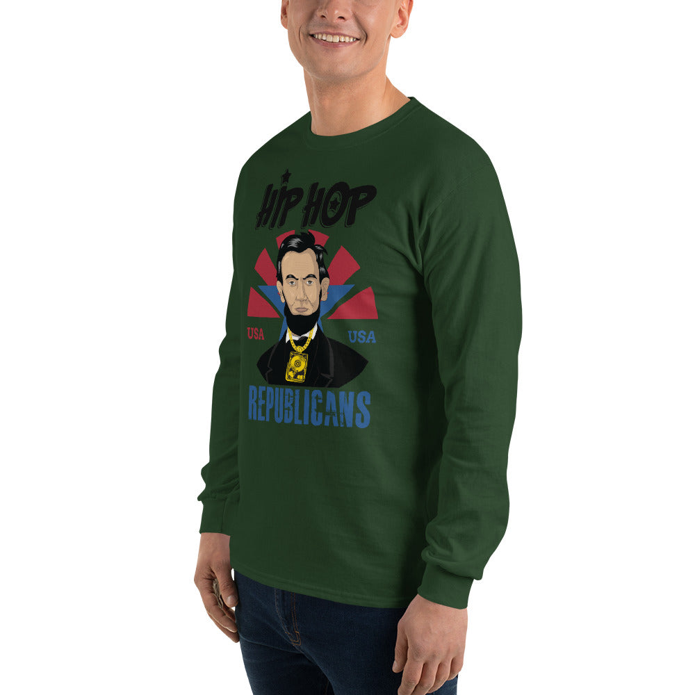 Abraham Lincoln Hip-Hop Republicans Long Sleeve Shirt