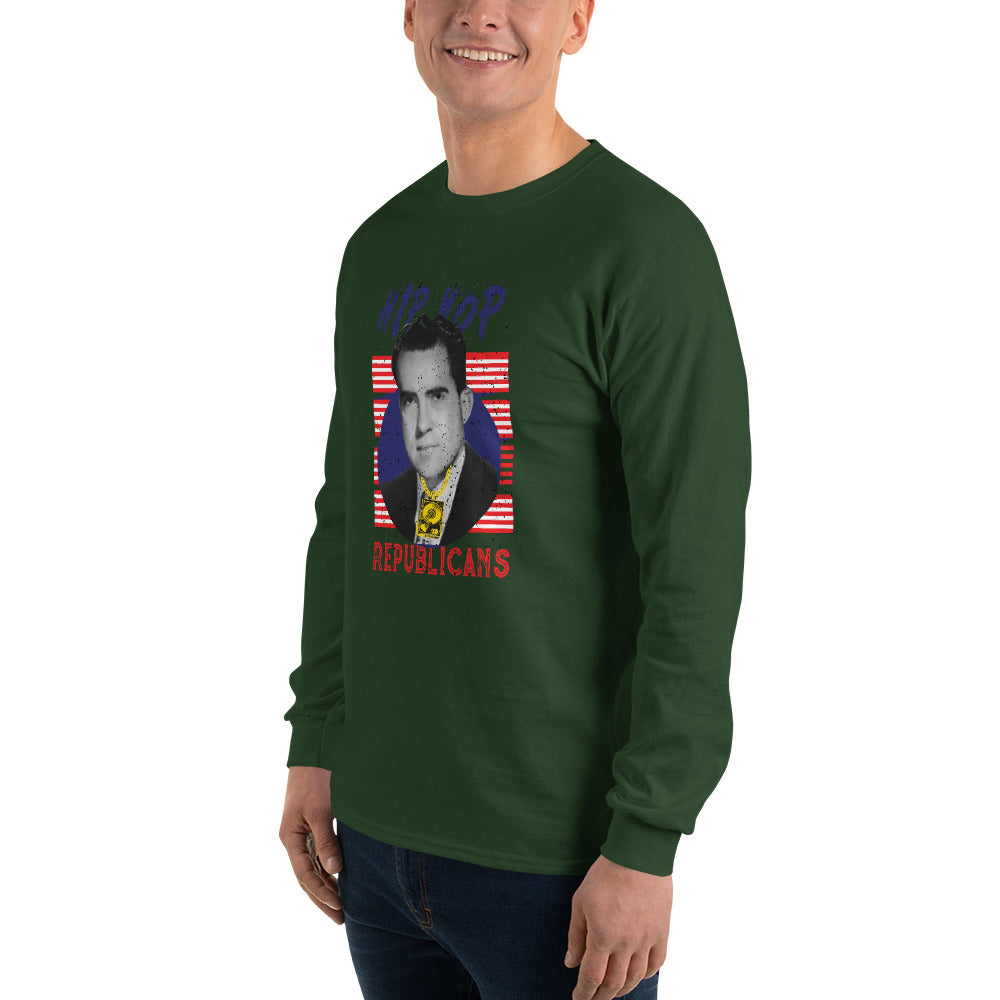 Richard Nixon Hip-Hop Republicans Long Sleeve Shirt