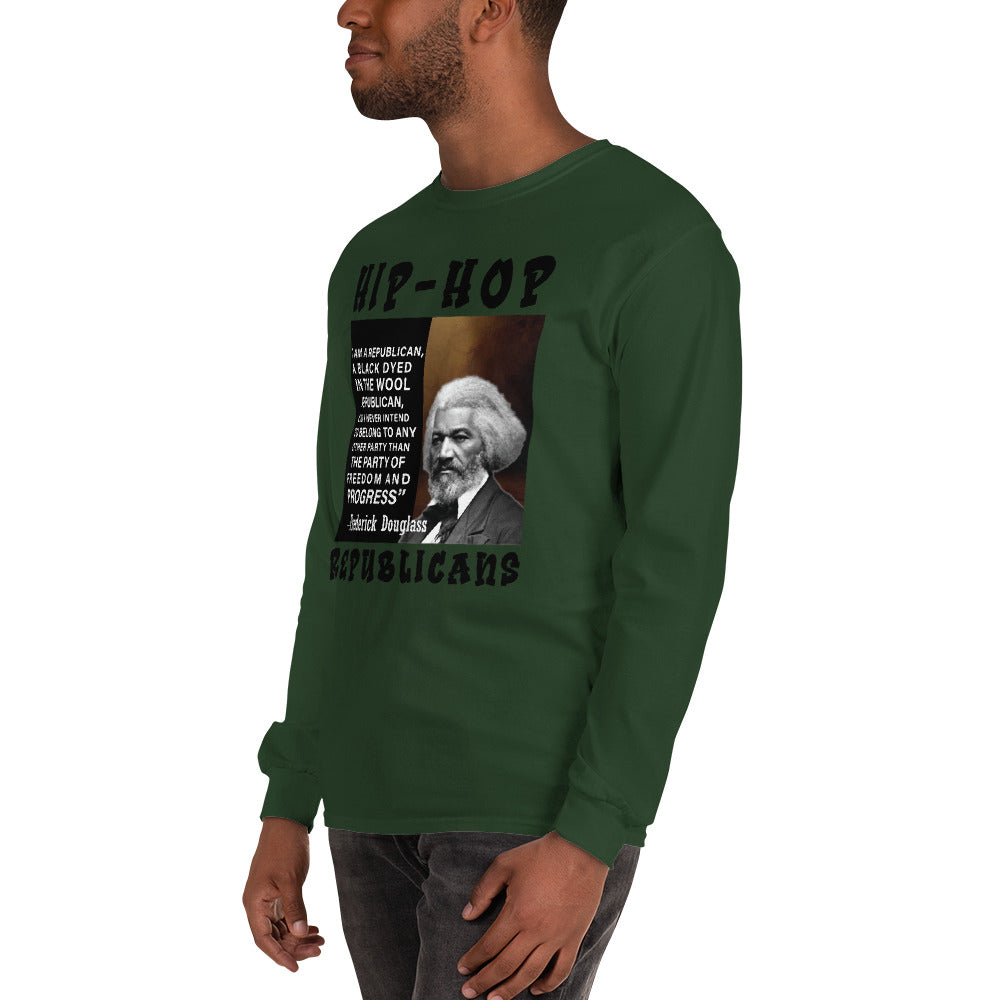 Frederick Douglass Hip-Hop Republicans Long Sleeve Shirt
