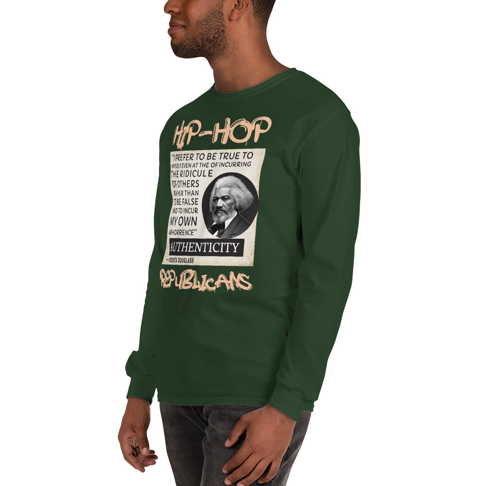 Frederick Douglass Hip-Hop Republicans Long Sleeve Shirt