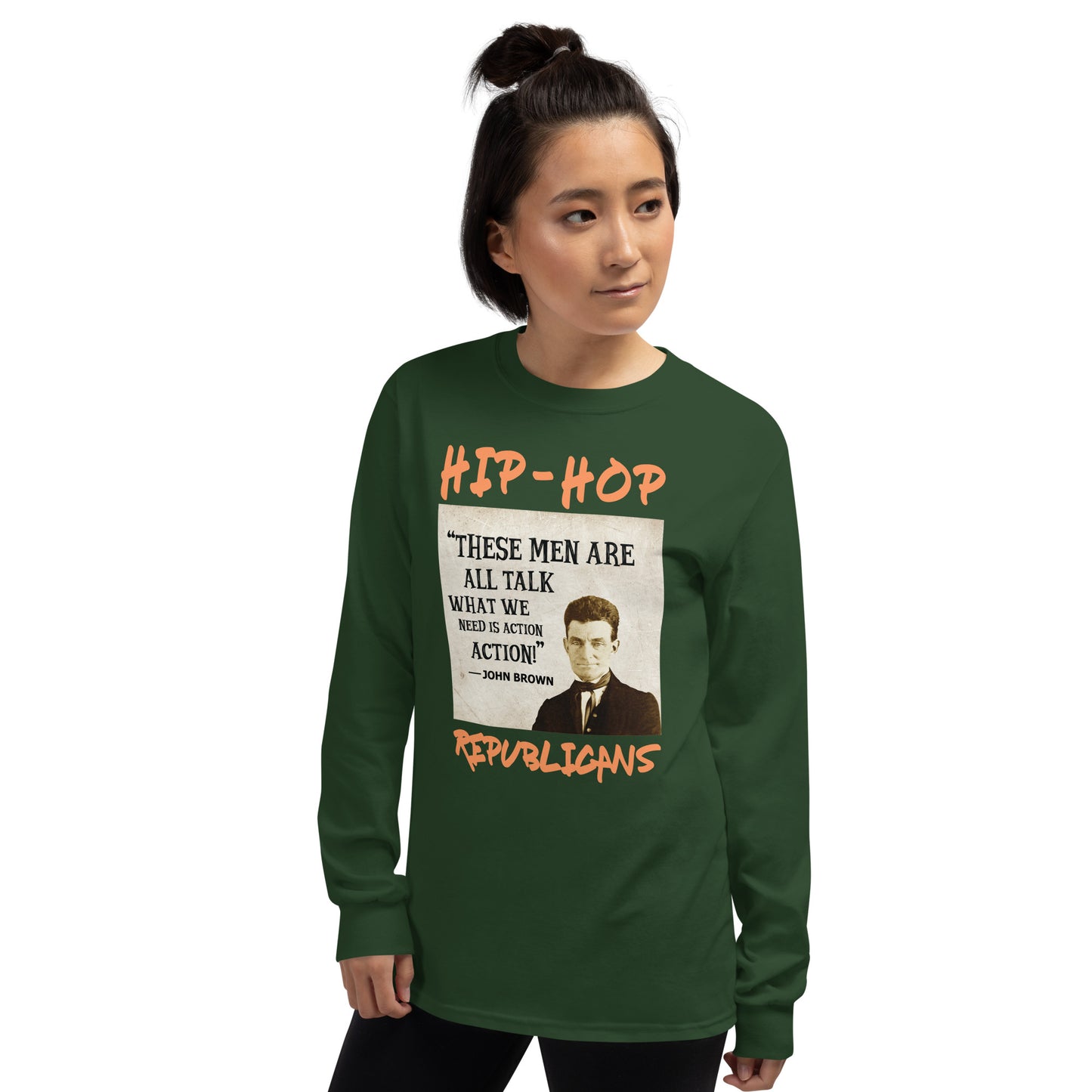 John Brown Hip-Hop Republicans Long Sleeve Shirt
