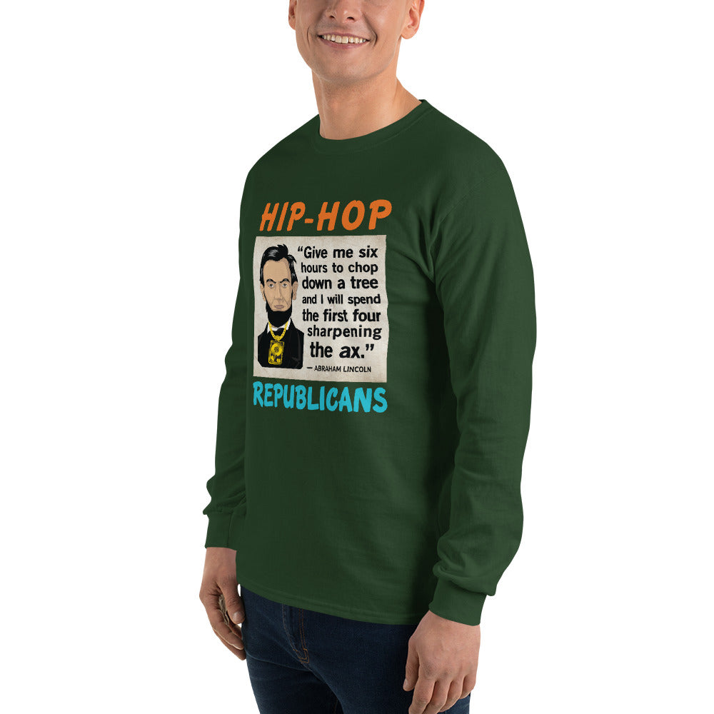 Abraham Lincoln Hip-Hop Republicans Long Sleeve Shirt
