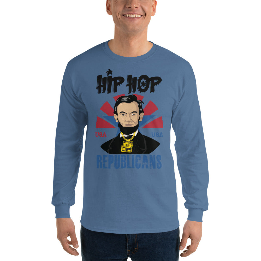 Abraham Lincoln Hip-Hop Republicans Long Sleeve Shirt
