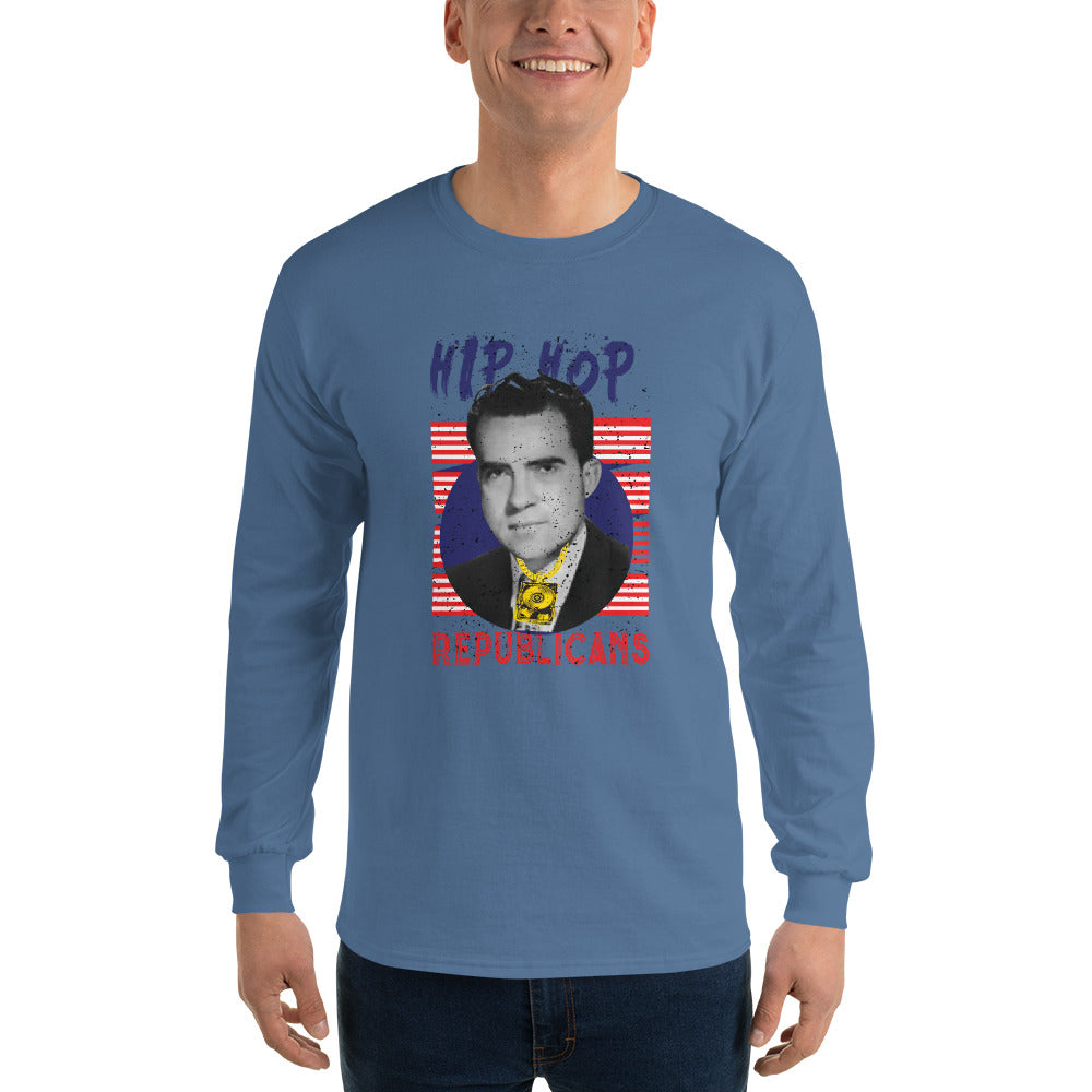 Richard Nixon Hip-Hop Republicans Long Sleeve Shirt