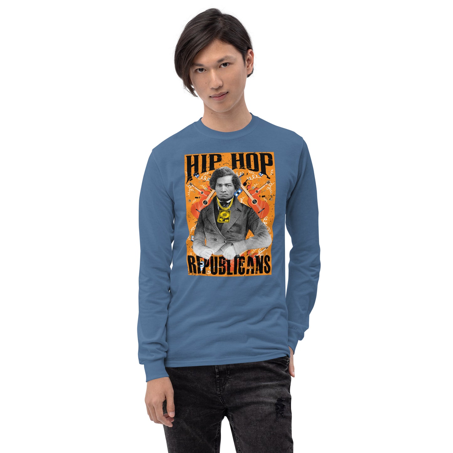 Frederick Douglass Hip-Hop Republicans Long Sleeve Shirt