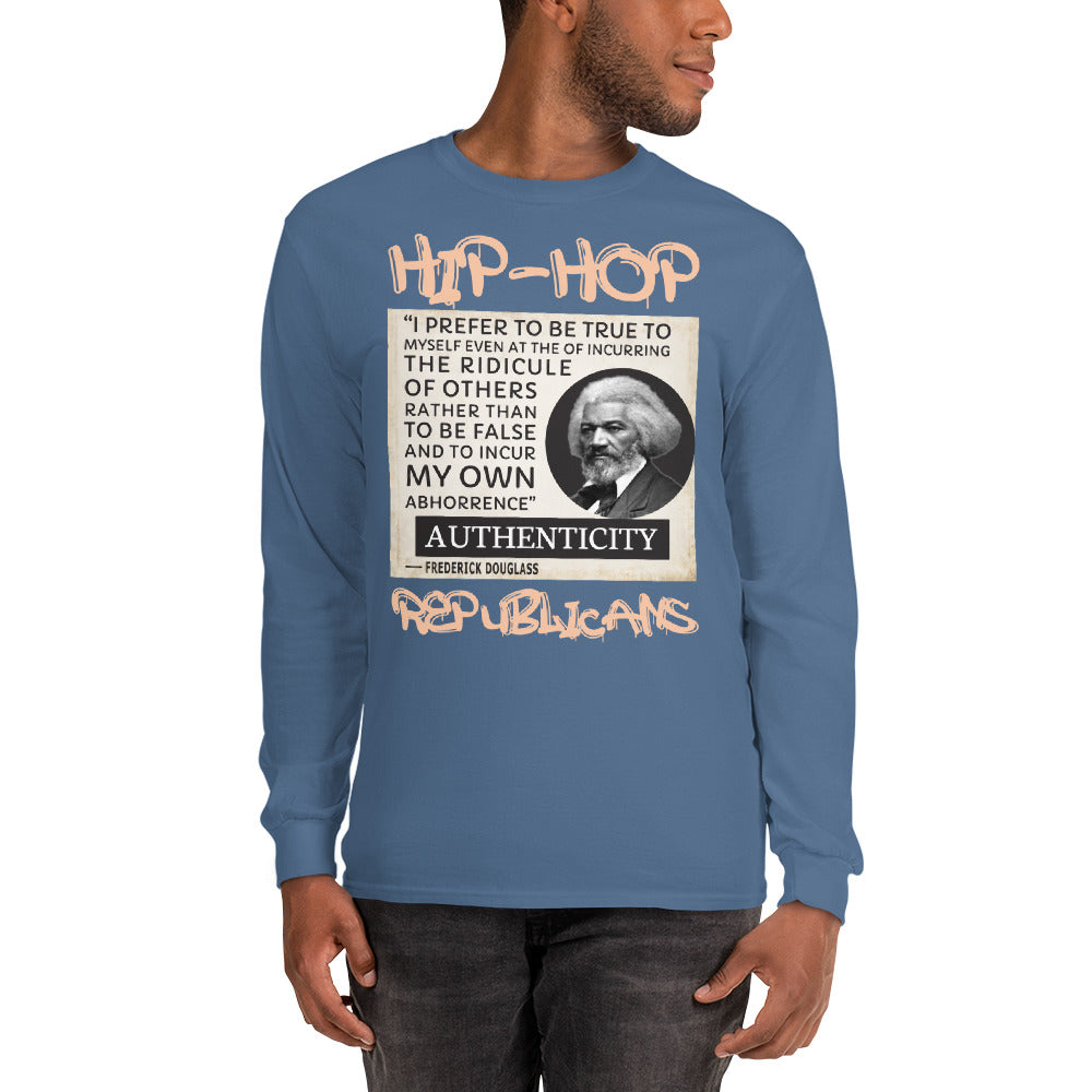 Frederick Douglass Hip-Hop Republicans Long Sleeve Shirt