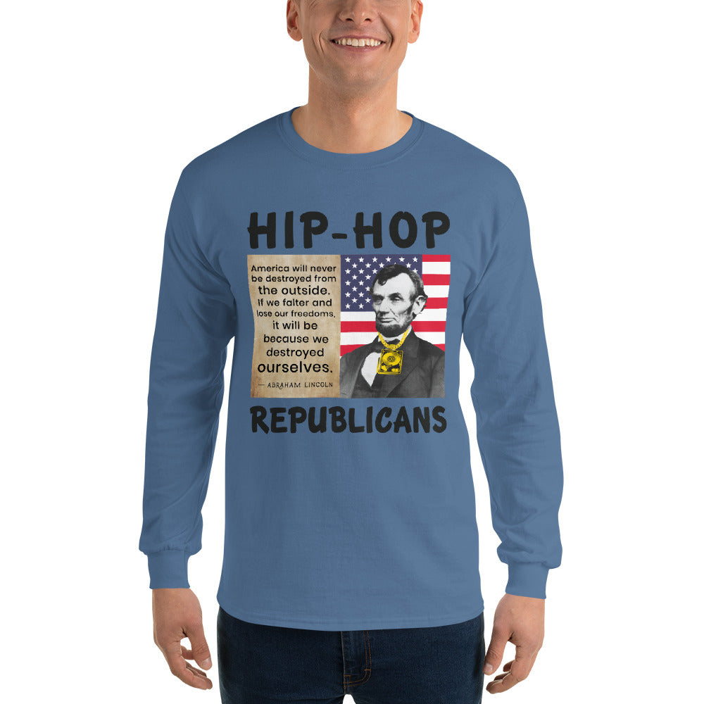 Abraham Lincoln Hip-Hop Republicans Long Sleeve Shirt