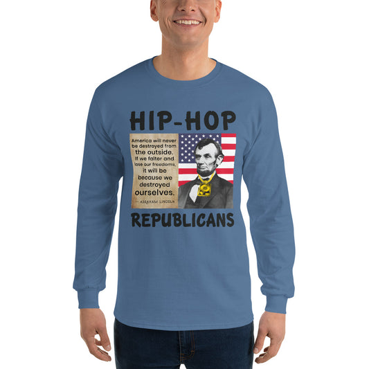 Abraham Lincoln Hip-Hop Republicans Long Sleeve Shirt