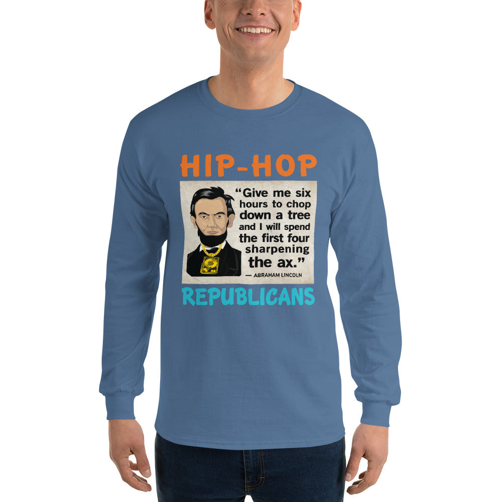 Abraham Lincoln Hip-Hop Republicans Long Sleeve Shirt