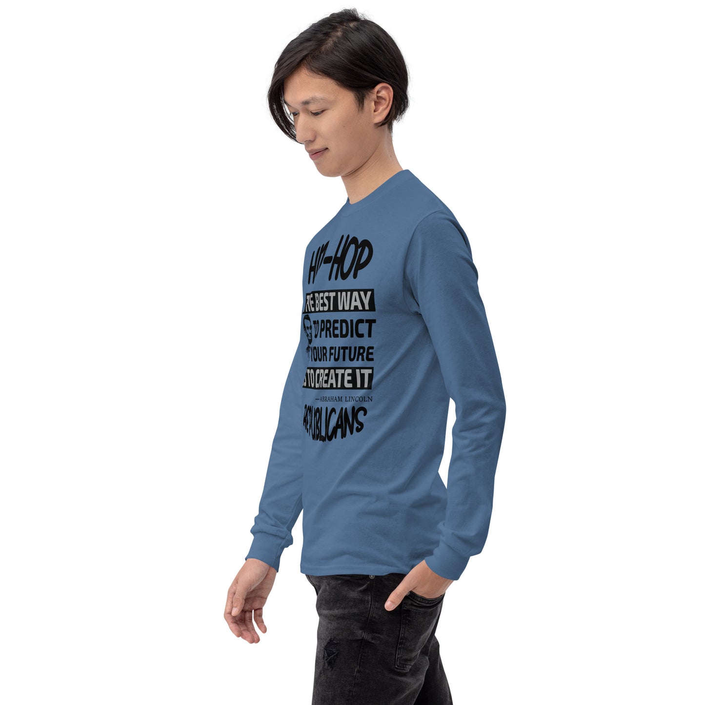 Abraham Lincoln Hip-Hop Republicans Long Sleeve Shirt