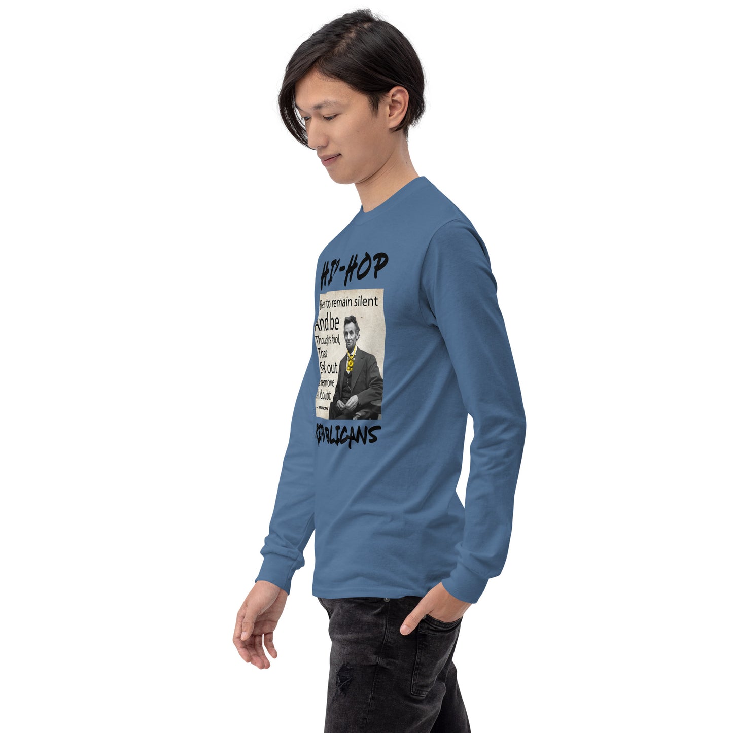 Abraham Lincoln Hip-Hop Republicans Long Sleeve Shirt