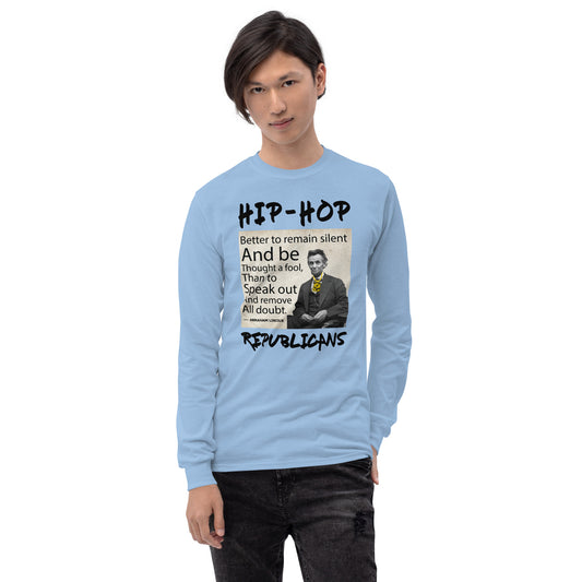 Abraham Lincoln Hip-Hop Republicans Long Sleeve Shirt