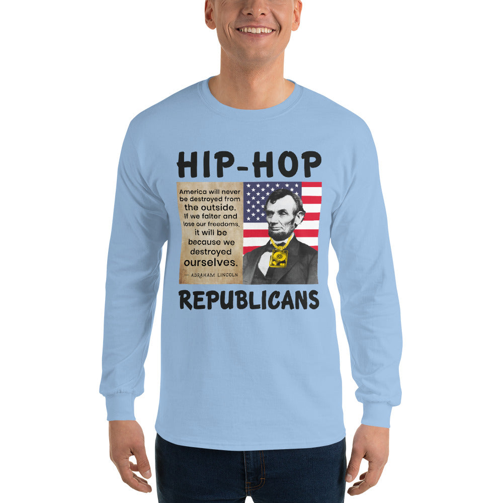 Abraham Lincoln Hip-Hop Republicans Long Sleeve Shirt
