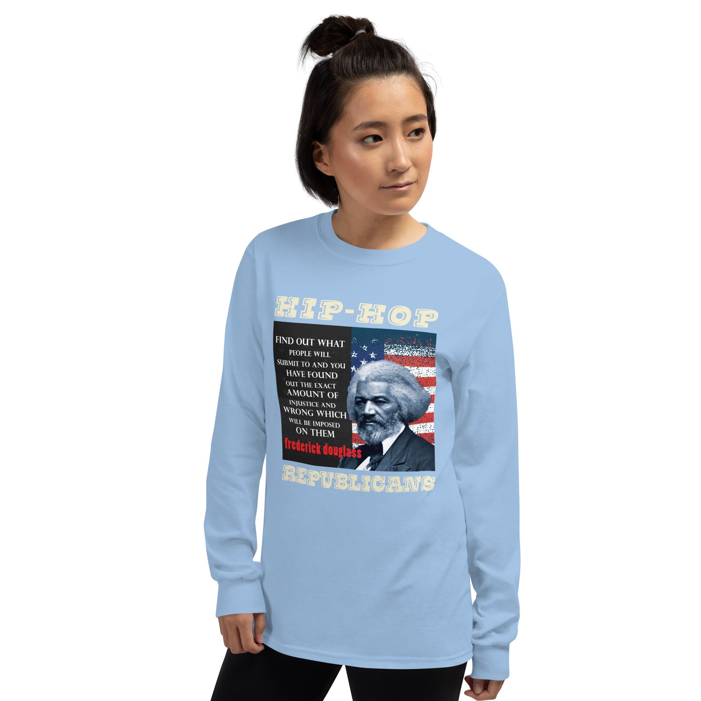 Frederick Douglass Hip-Hop Republicans Long Sleeve Shirt