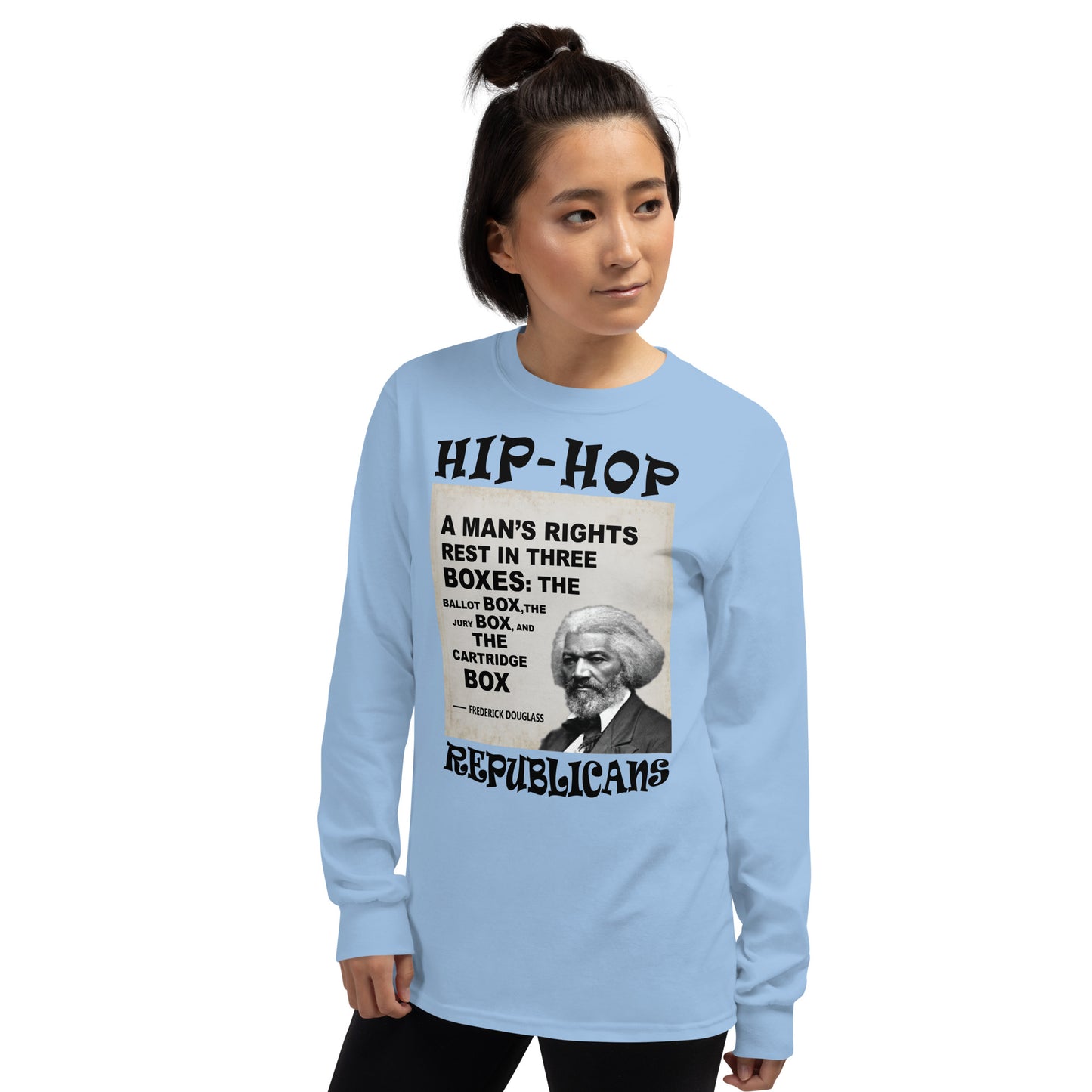 Frederick Douglass Hip-Hop Republicans Long Sleeve Shirt