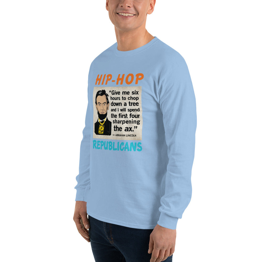 Abraham Lincoln Hip-Hop Republicans Long Sleeve Shirt